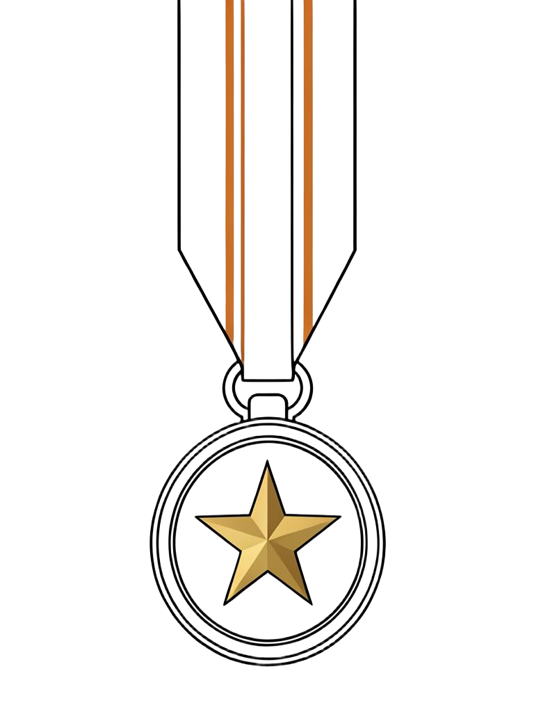 Médaille d'excellence avec ruban